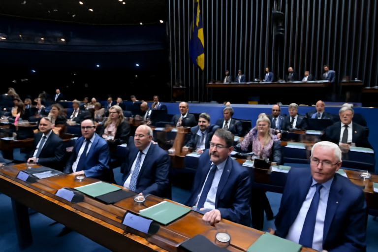 Capa horizontal 16:9 sem textos escritos, tema pl terá maior bancada no Senado.