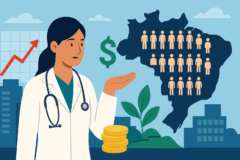 Capa ilustrativa: melhor investimento saúde pode reduzir mortes e fortalecer a economia brasileira até 2050.