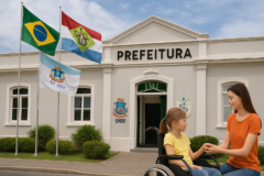 Capa com prefeitura são jose santa, representando concurso público com 300 vagas para educação especial, sem textos.