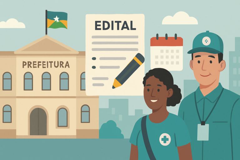 prefeitura vilhena ro retifica edital de processo seletivo para Agentes de Saúde e Endemias, com novas cotas.