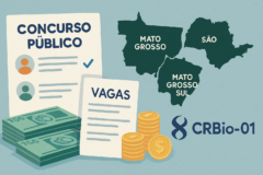 crbio 01 abre concurso: capa horizontal 16:9, sem textos, mostrando vagas para níveis médio e superior.