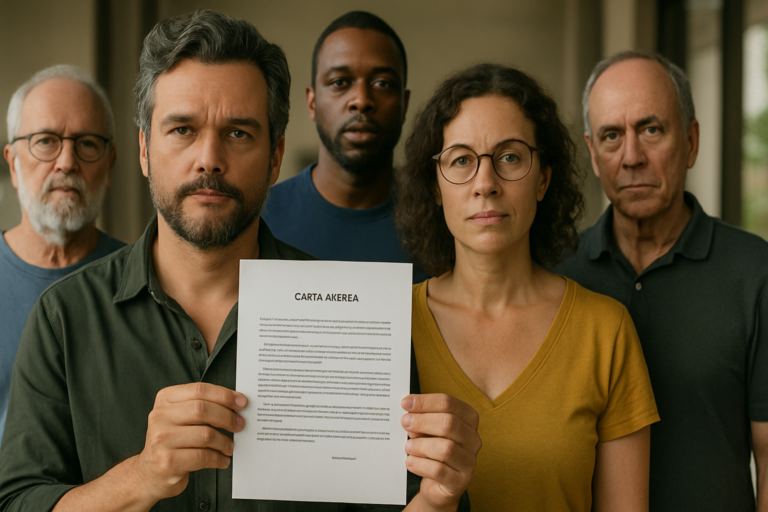 imagem de capa com wagner moura outros votantes, unidos em carta aberta para alertar sobre o futuro das eleições.