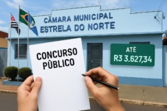 câmara municipal estrela norte em São Paulo – capa de concurso público com vagas para fundamental e superior