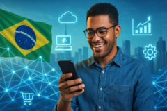 Imagem de capa horizontal 16:9 sem textos, destacando 'descubra agora como nova' tecnologia e impacto no dia a dia.