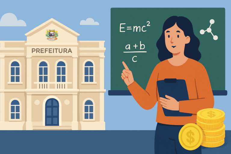 Imagem de capa ilustrando prefeitura sobral abre processo para professores temporários com remuneração por hora aula.