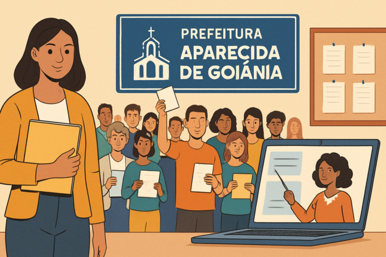 Imagem de capa com concurso prefeitura aparecida goiânia: vagas na educação, salários atrativos e inscrições breves.