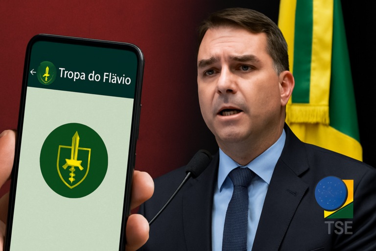 Capa 16:9, sem textos, retrata após polêmica canal exército envolvendo campanha de Flávio Bolsonaro e o TSE.
