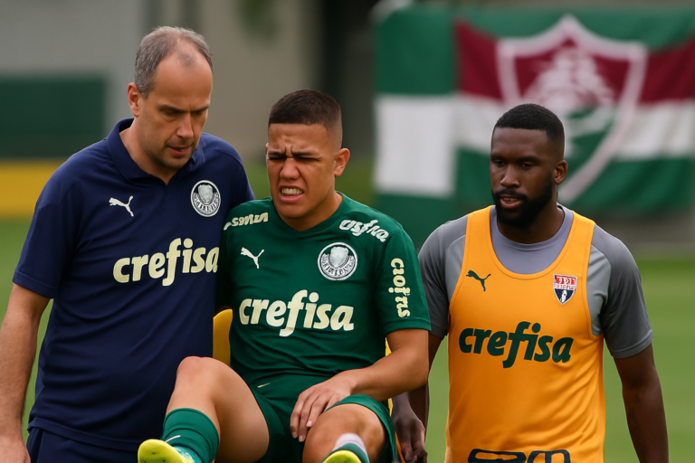 situação departamento médico palmeiras: Roque lesionado e Freitas retorna para decisão contra o Fluminense