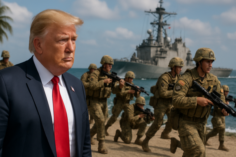 governo trump envia centenas de soldados dos EUA para a América Latina — imagem de capa (NYT)