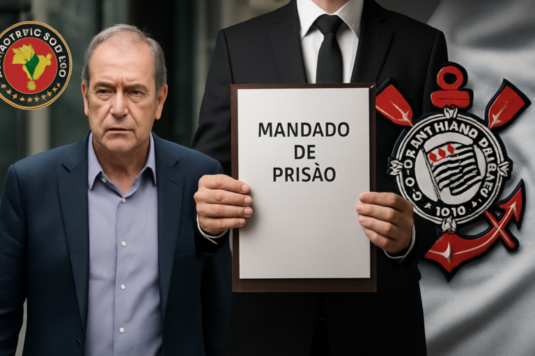 ministério público pede prisão: capa com Armando Mendonça, vice-presidente do Corinthians, em contexto Nike