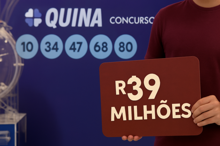 capa alusiva ao resultado quina 7144 sexta com números sorteados em 16/10/2026