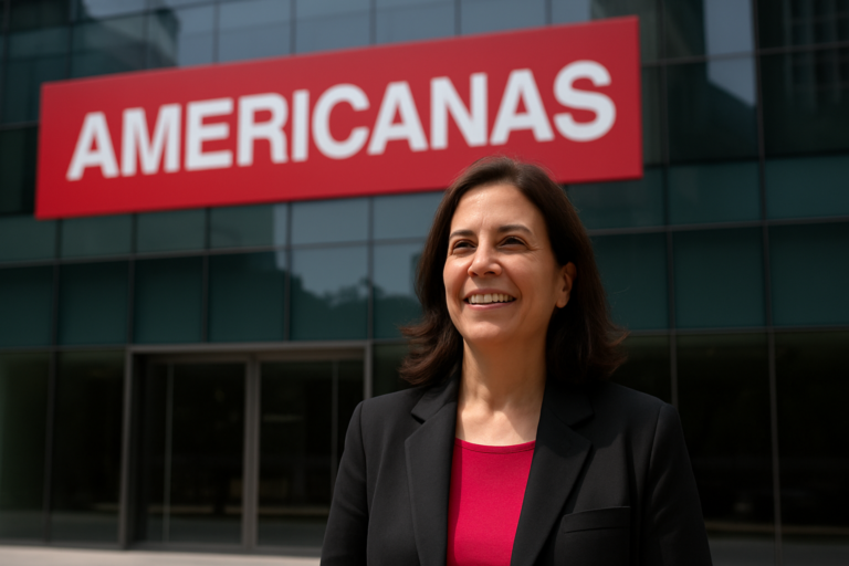 Capa horizontal 16:9 ilustrando americanas consegue encerrar recuperação, sem textos escritos.