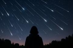 chuva meteoros orionideas detritos sobre o céu brasileiro, visível a olho nu